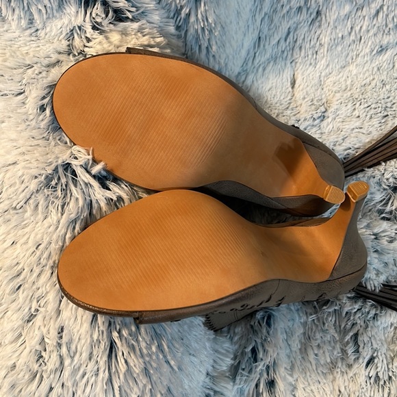 Torrid B Tau Woven Peep Toe heel Size 9M - Picture 10 of 11